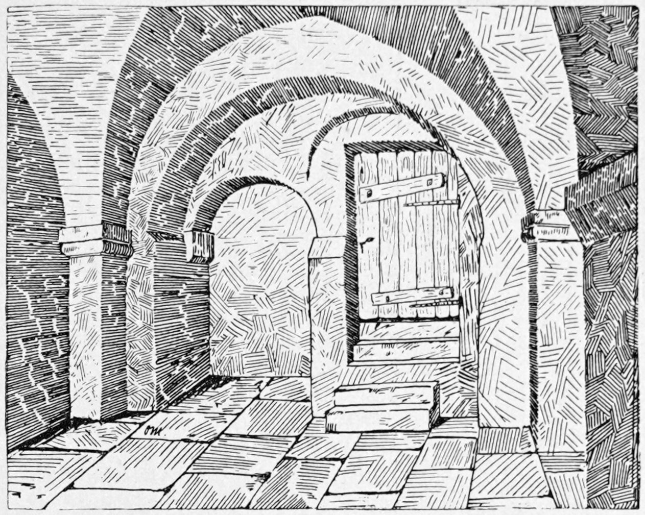 Abbildung 131. Bisperode, Erdgeschoss des Kirchturmes nach Osten.